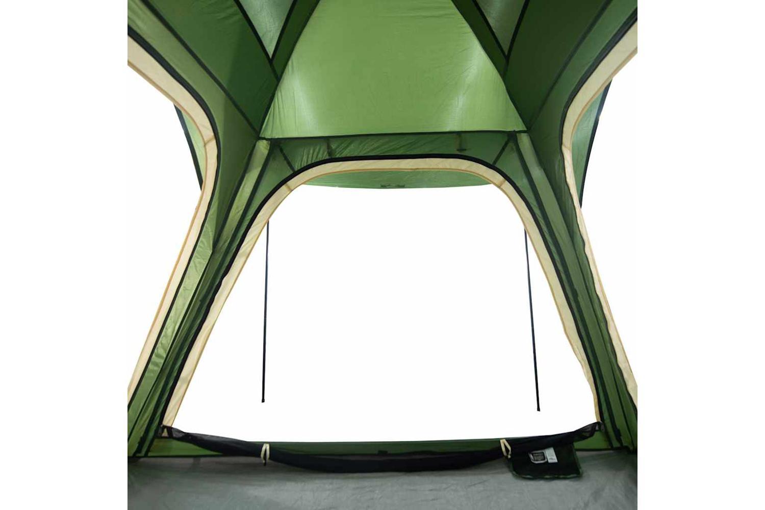 Vidaxl Camping Tent 4-person Green Quick Release Waterproof-10