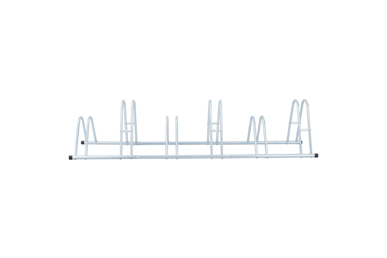 Vidaxl Bicycle Stand For 6 Bikes Floor Freestanding Galvanised Steel-3