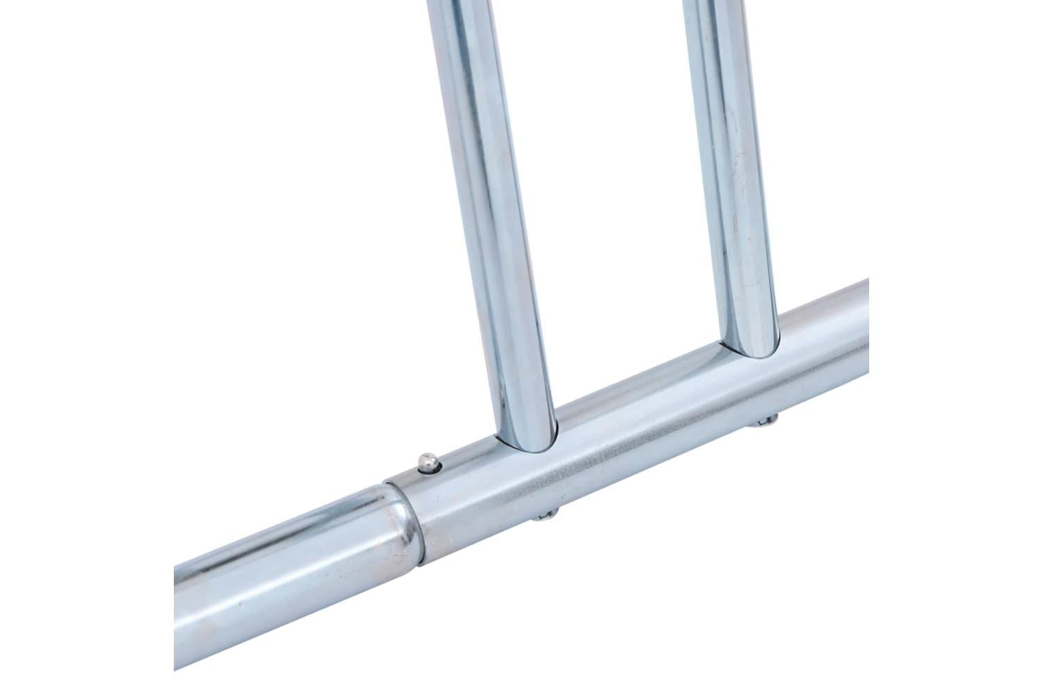 Vidaxl Bicycle Stand For 6 Bikes Floor Freestanding Galvanised Steel-6