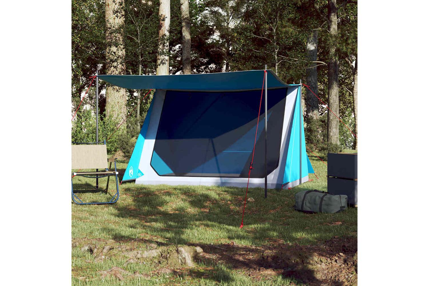 Vidaxl Camping Tent 2-person Blue Waterproof-3