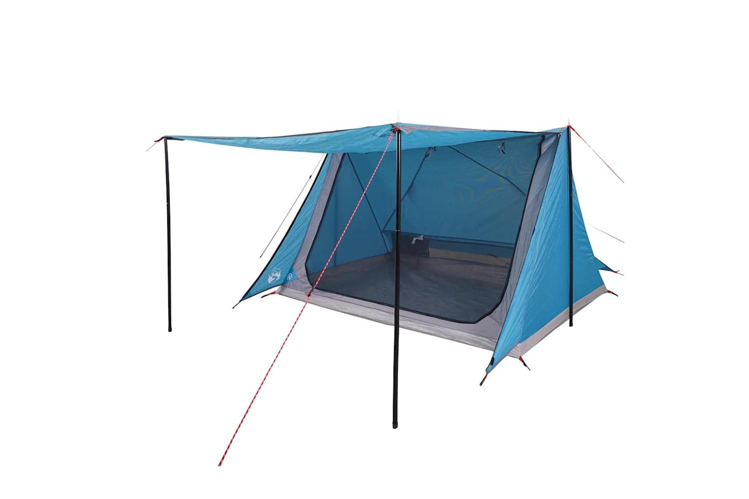 Vidaxl Camping Tent 2-person Blue Waterproof-8