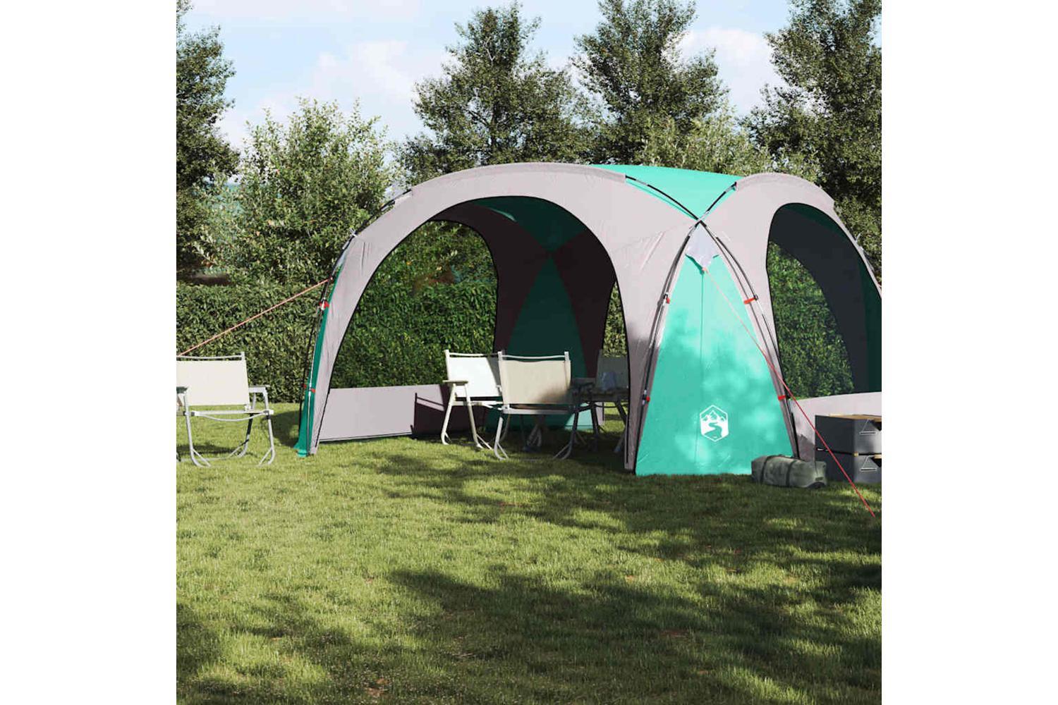 Vidaxl Party Tent Green Waterproof-3