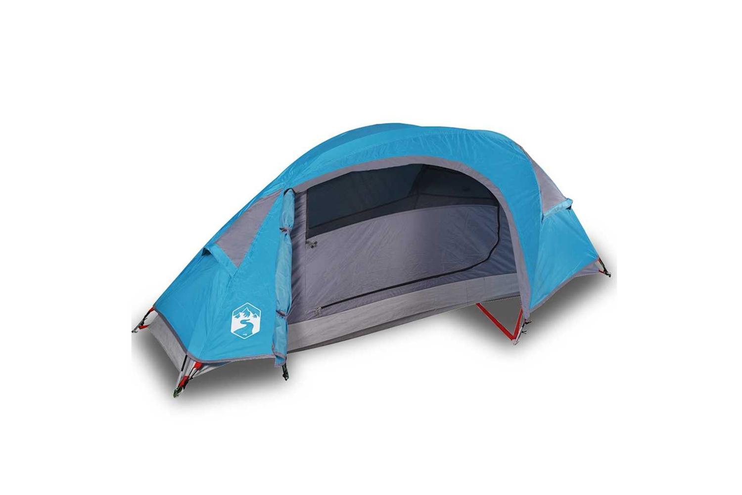 Vidaxl Camping Tent Dome 1-person Blue Waterproof-2