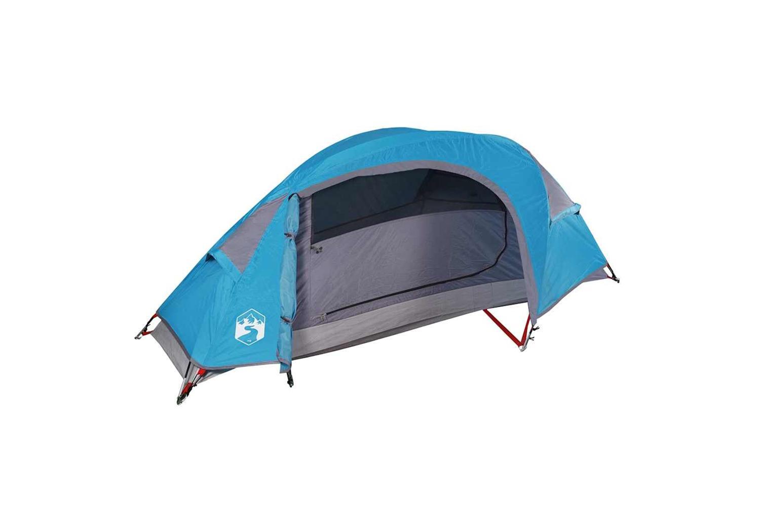 Vidaxl Camping Tent Dome 1-person Blue Waterproof-4