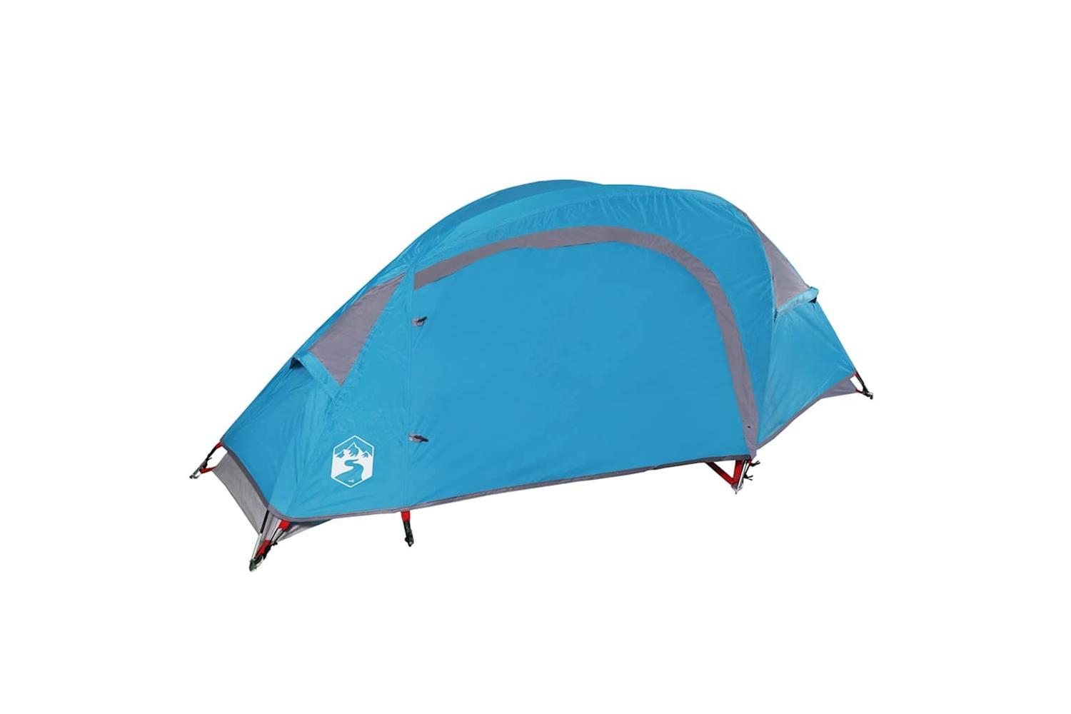 Vidaxl Camping Tent Dome 1-person Blue Waterproof-5