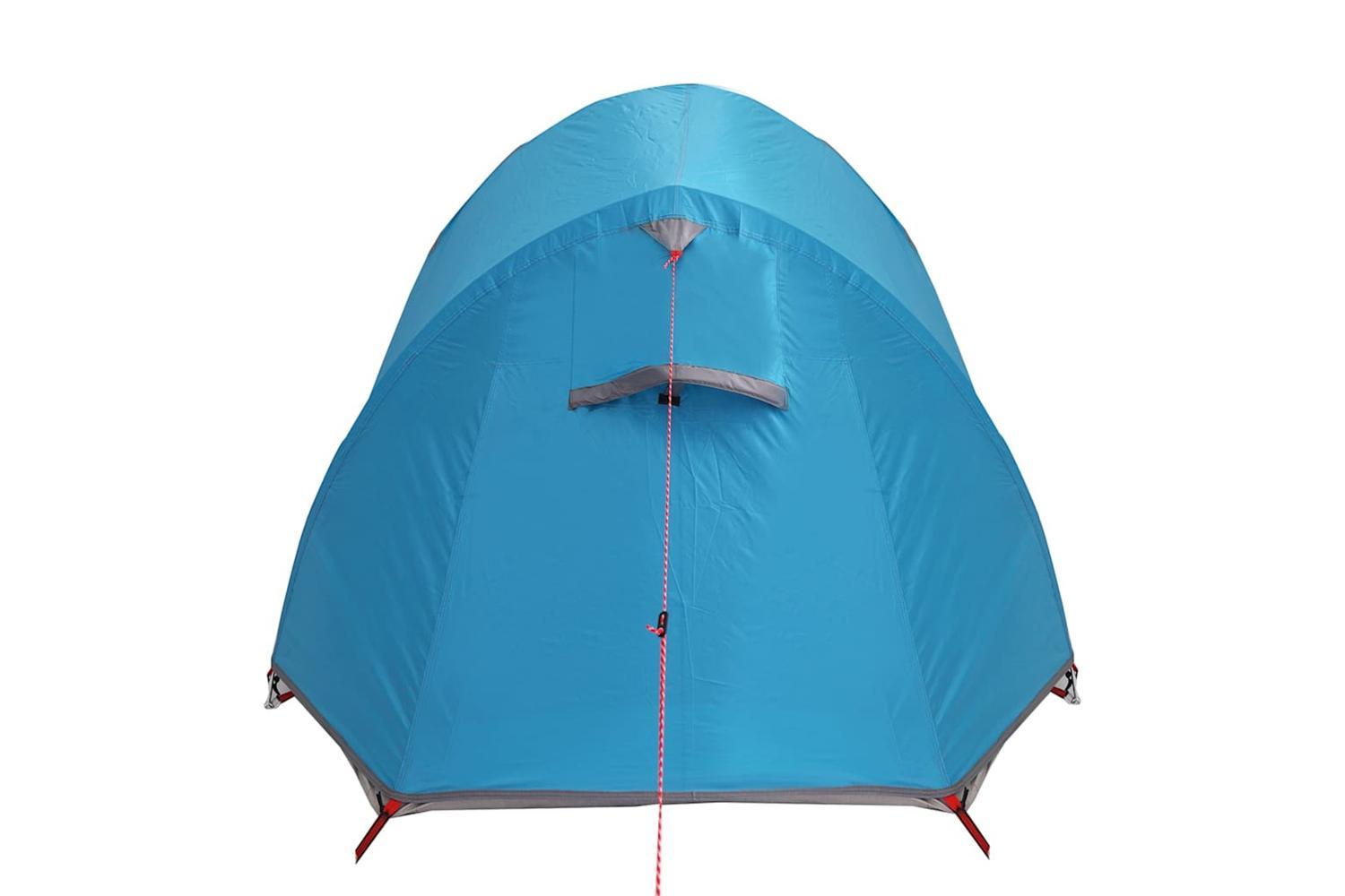 Vidaxl Camping Tent Tunnel 2-person Blue Waterproof-9