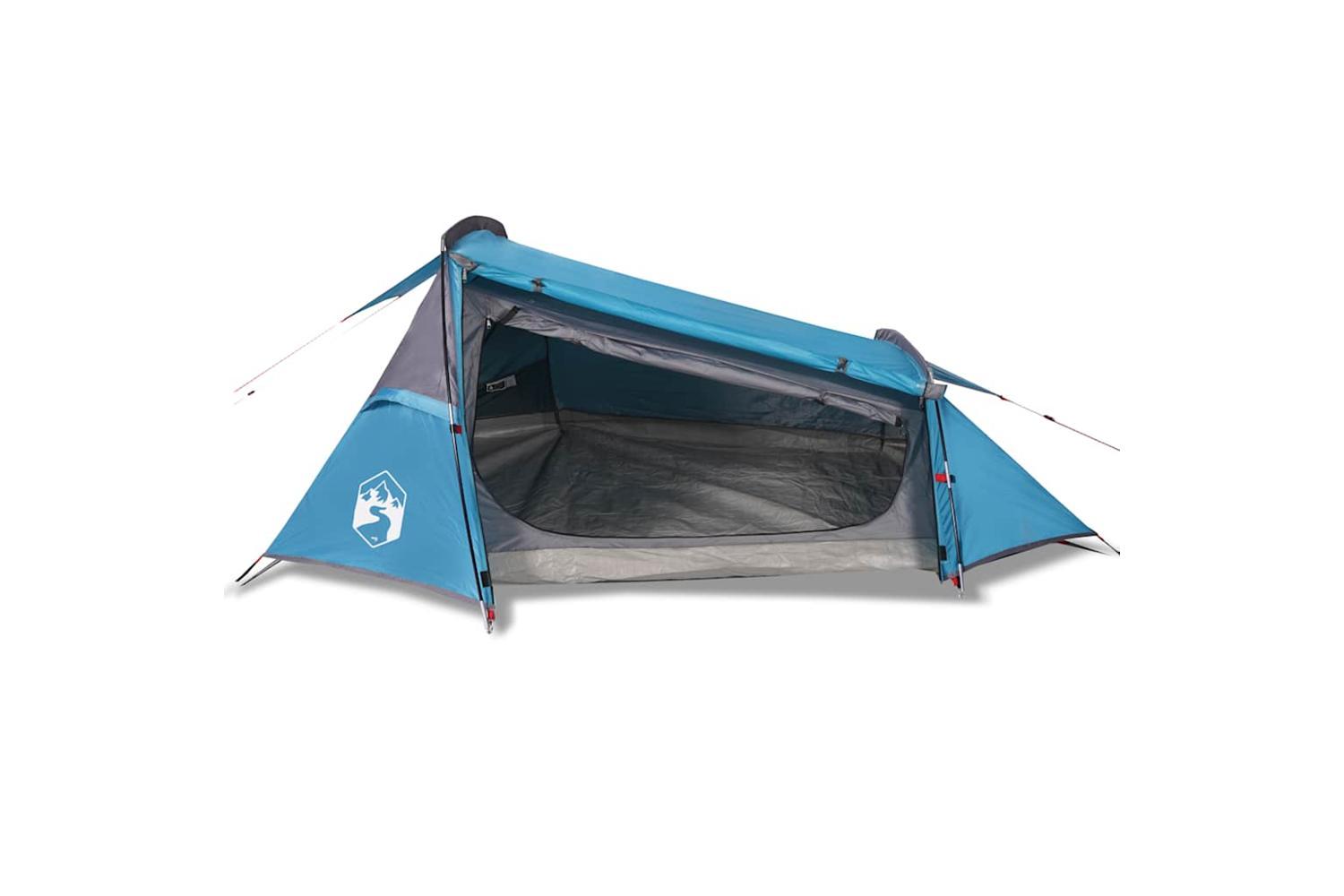 Vidaxl Camping Tent Tunnel 2-person Blue Waterproof-4