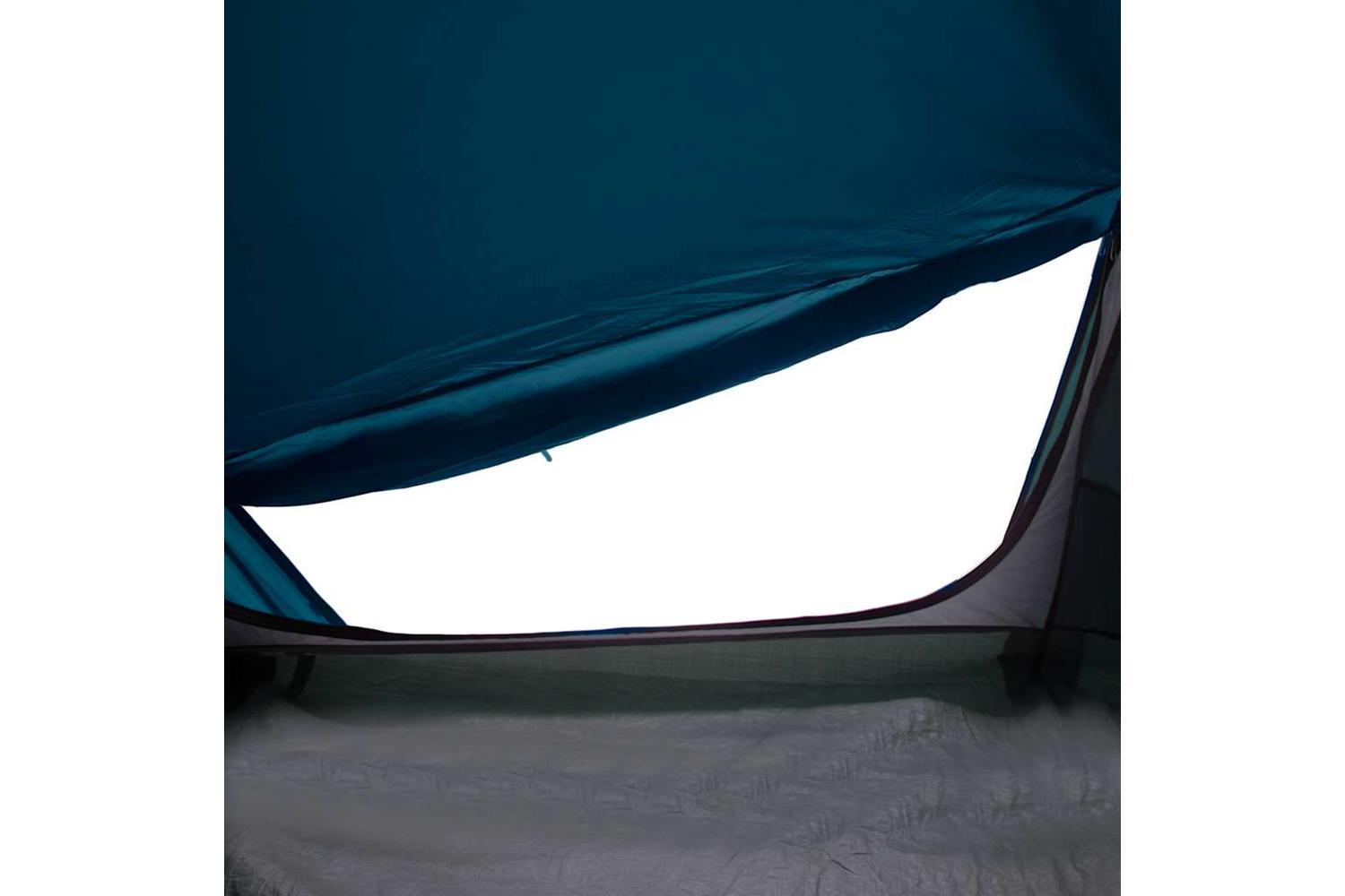 Vidaxl Camping Tent Tunnel 2-person Blue Waterproof-10
