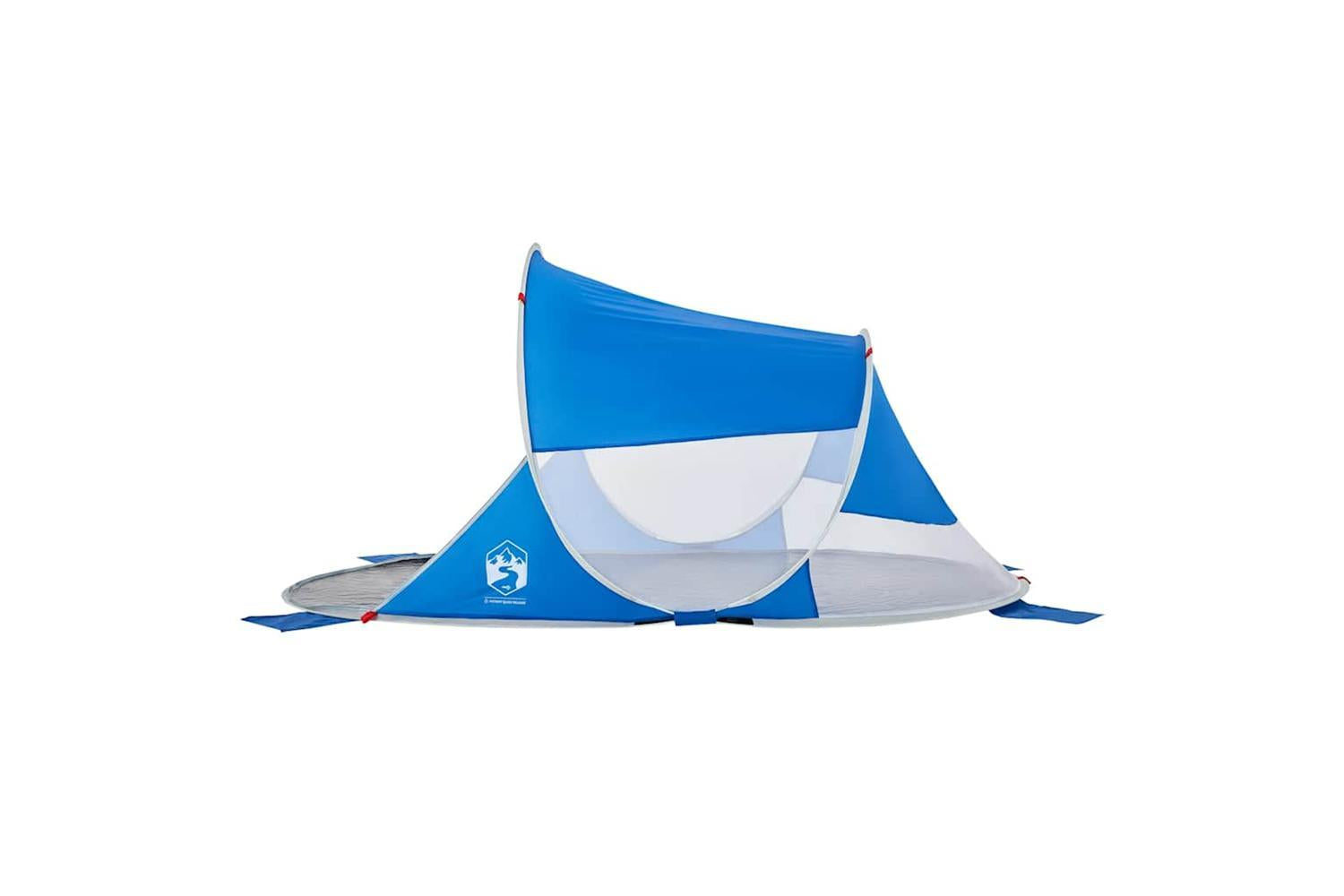 Vidaxl Beach Tent Azure Blue Pop-up Waterproof-6