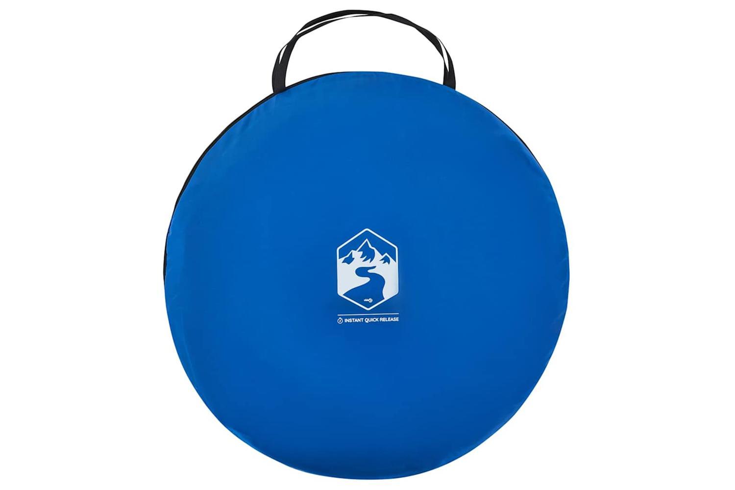 Vidaxl Beach Tent Azure Blue Pop-up Waterproof-8