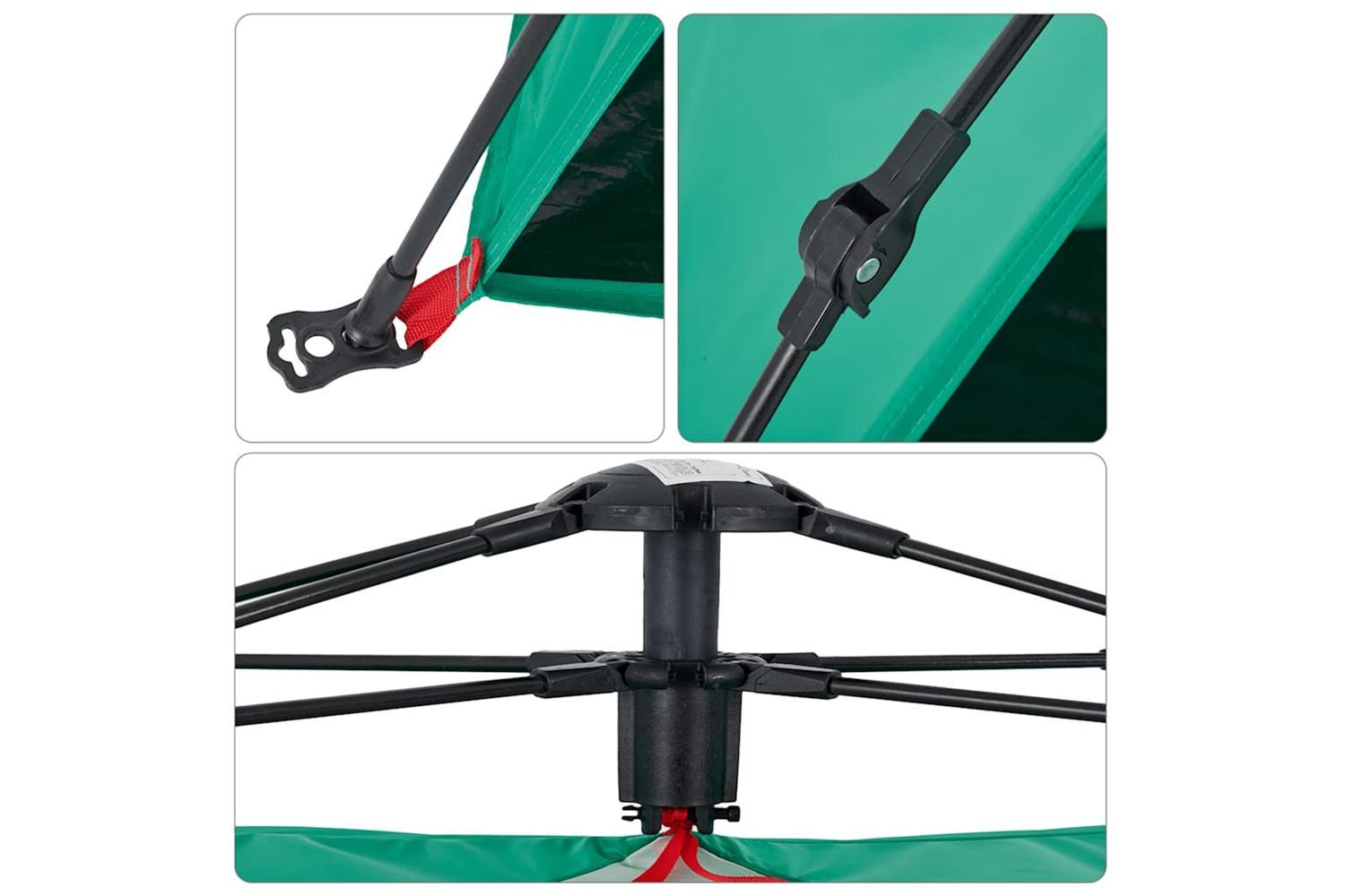Vidaxl Beach Tent 2-person Sea Green Quick Release Waterproof-10