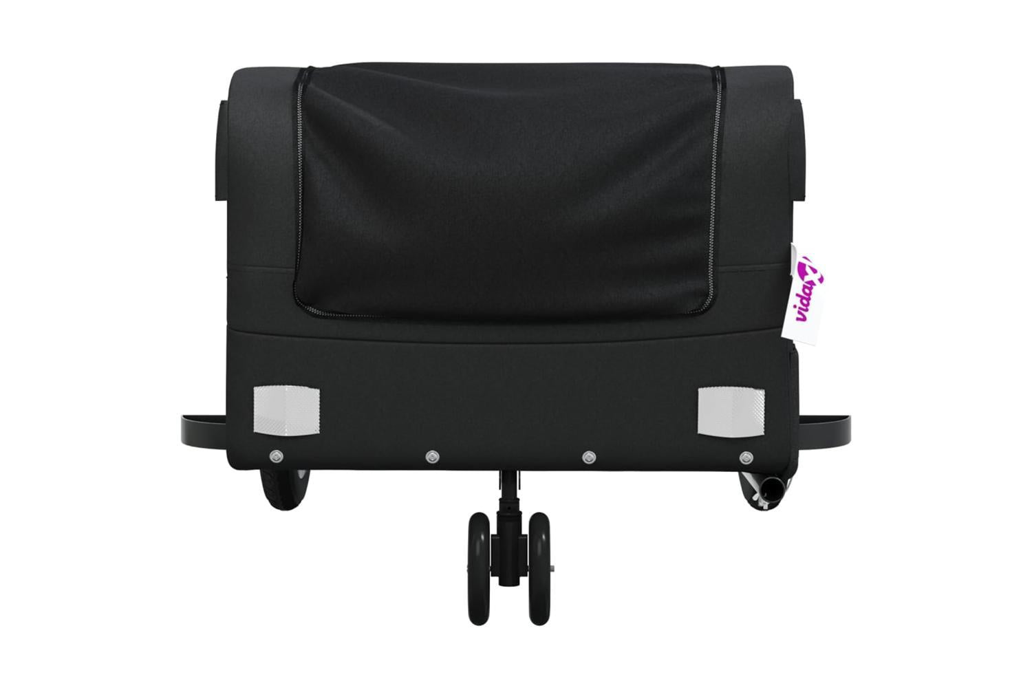 Vidaxl Bike Trailer Black 30 Kg Iron-6