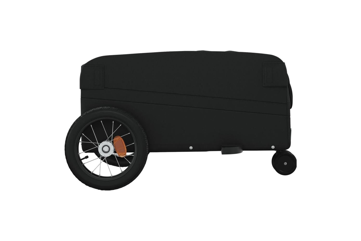 Vidaxl Bike Trailer Black 30 Kg Iron-7