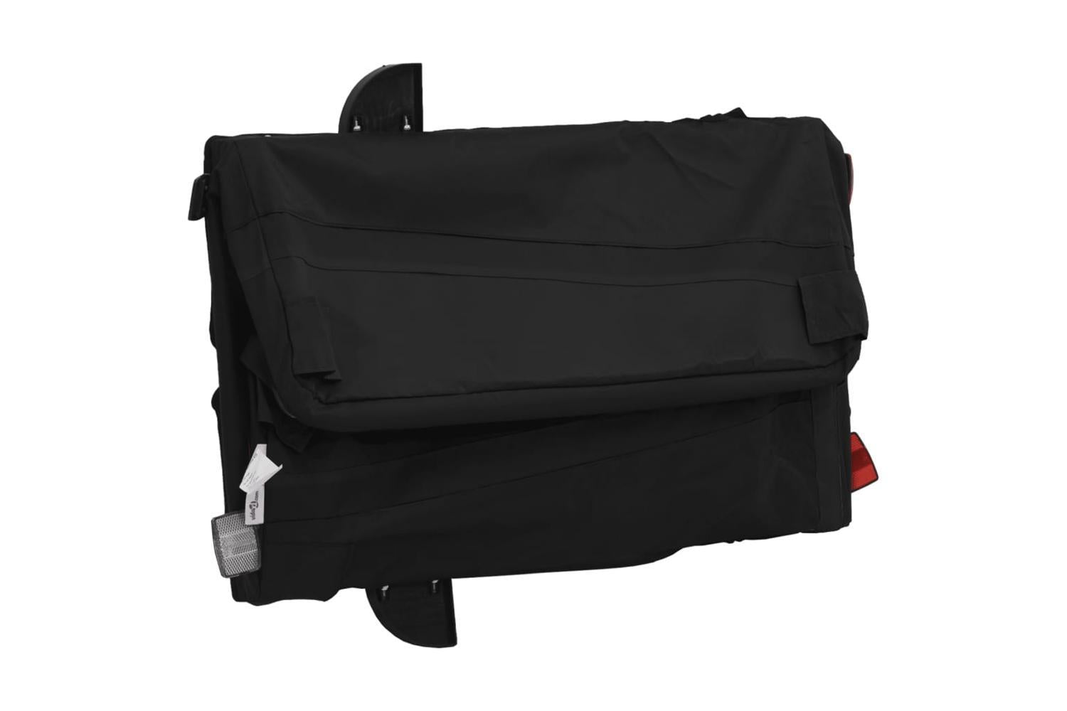 Vidaxl Bike Trailer Black 30 Kg Iron-9