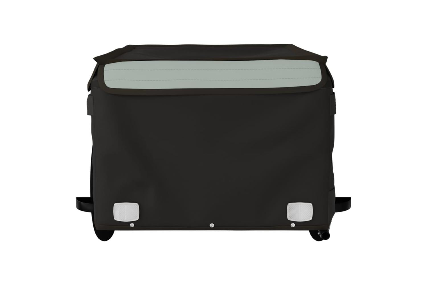 Vidaxl Bike Trailer Black And Grey 45 Kg Iron-5