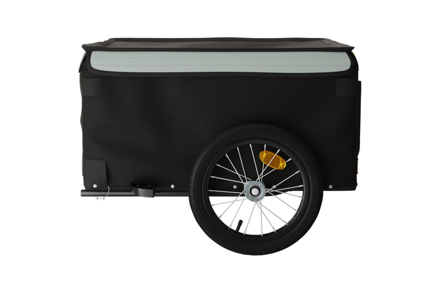 Vidaxl Bike Trailer Black And Grey 45 Kg Iron-6