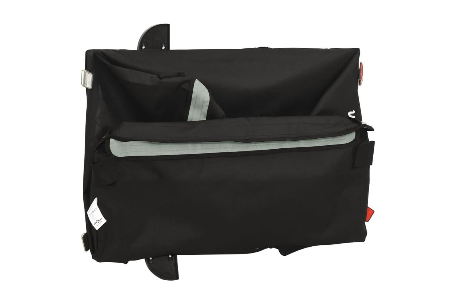 Vidaxl Bike Trailer Black And Grey 45 Kg Iron-9