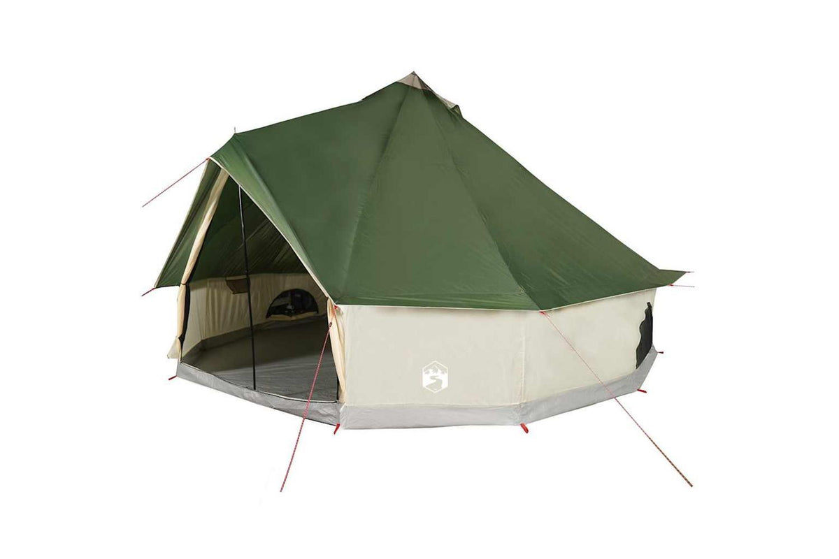 Vidaxl Family Tent Tipi 8-person Green Waterproof-2