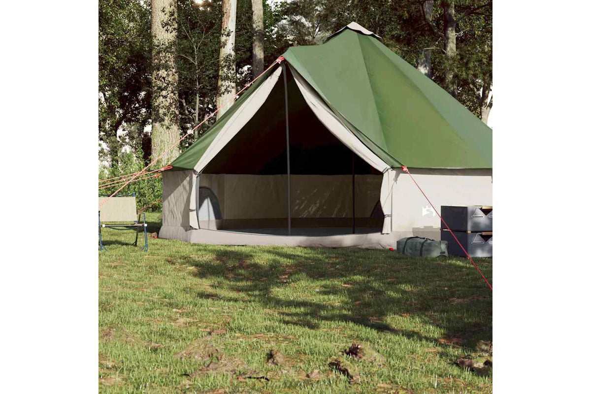 Vidaxl Family Tent Tipi 8-person Green Waterproof-3