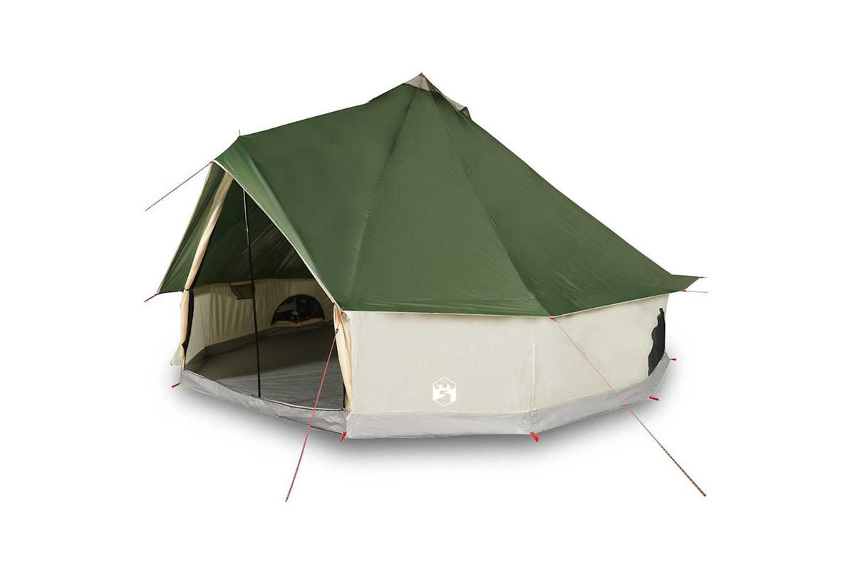 Vidaxl Family Tent Tipi 8-person Green Waterproof-4