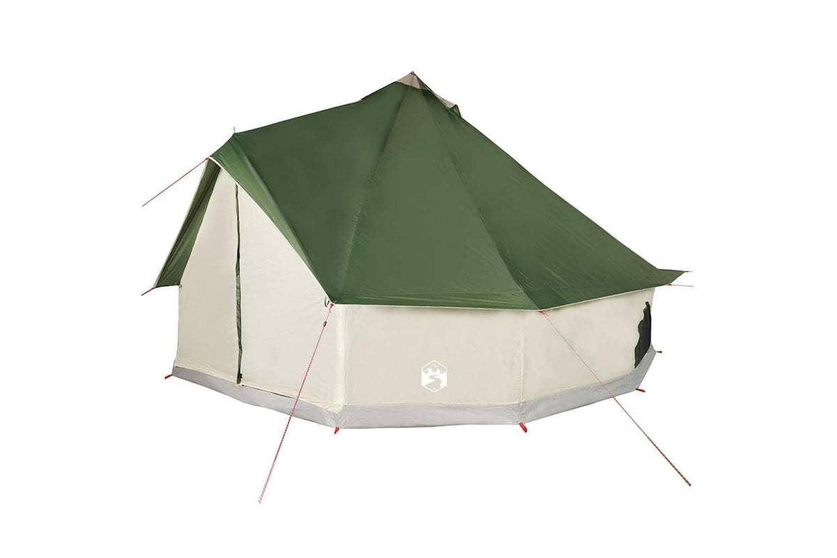 Vidaxl Family Tent Tipi 8-person Green Waterproof-5