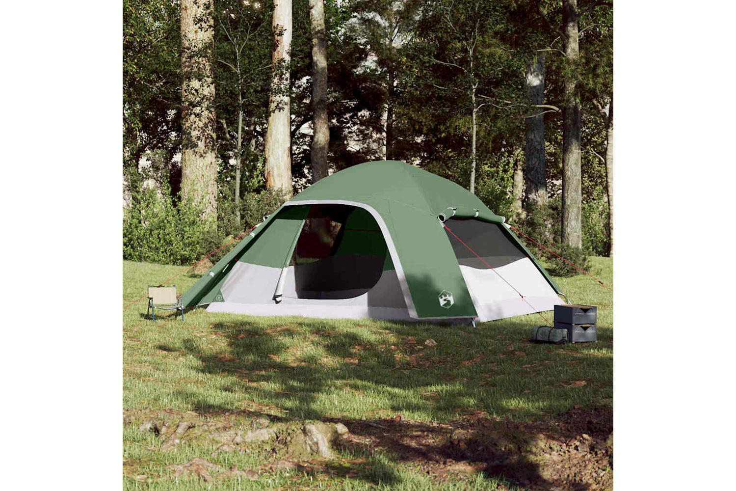 Vidaxl Family Tent Dome 6-person Green Waterproof-3