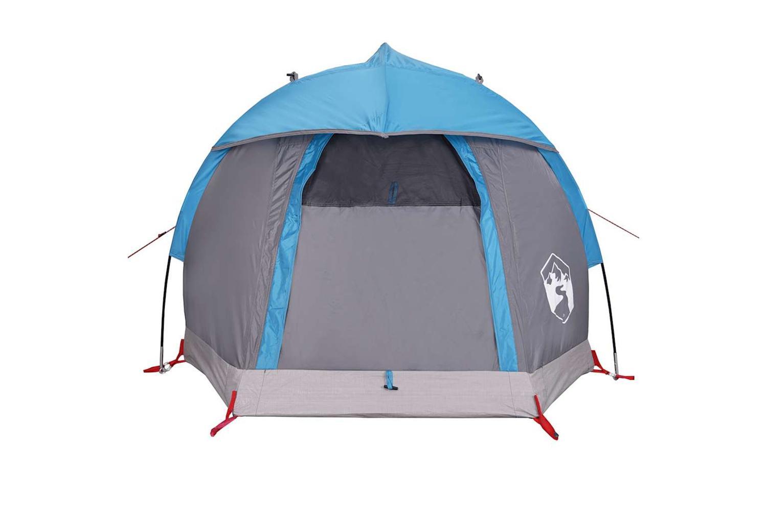 Vidaxl Camping Tent Dome 1-person Blue Waterproof-6