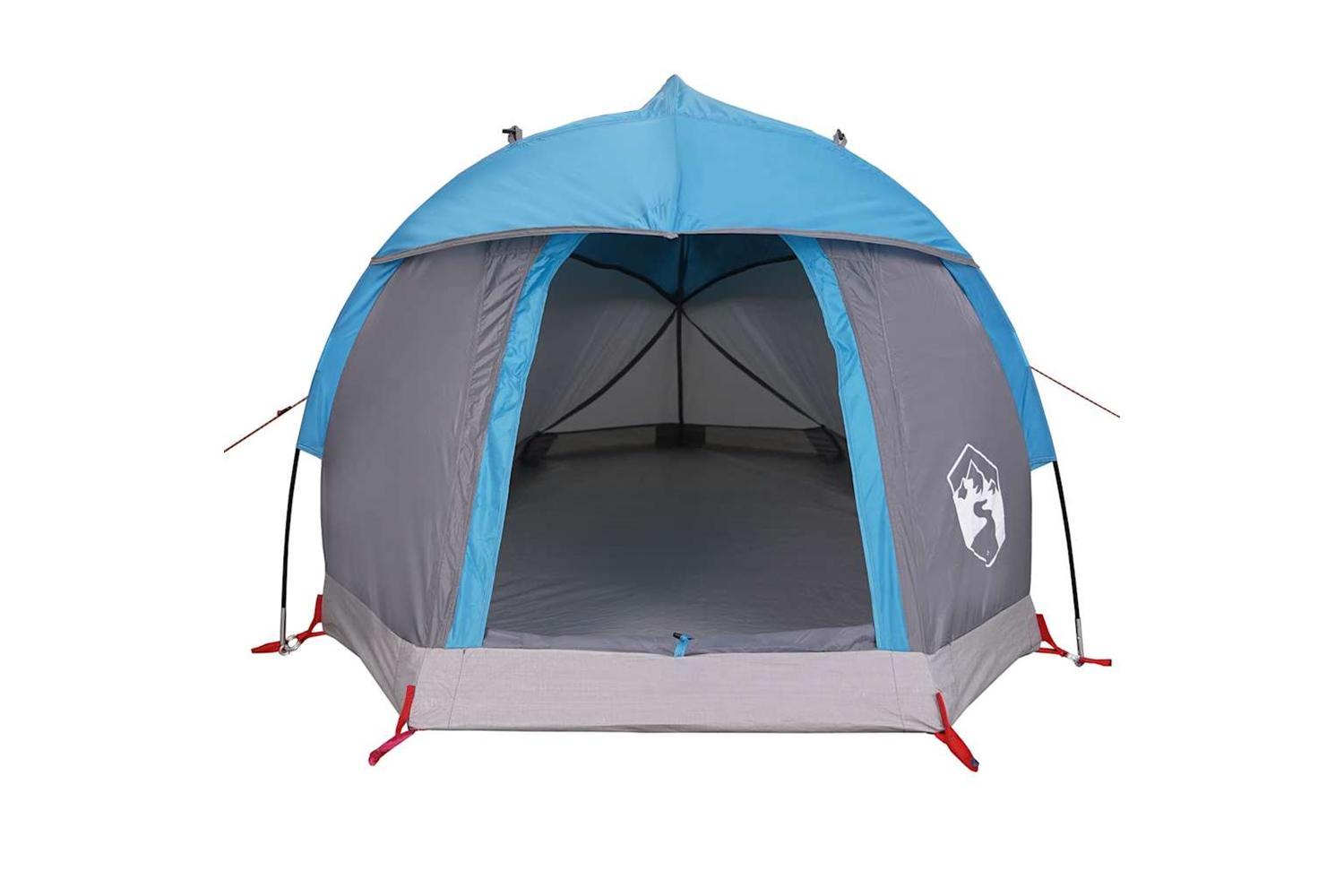 Vidaxl Camping Tent Dome 1-person Blue Waterproof-7