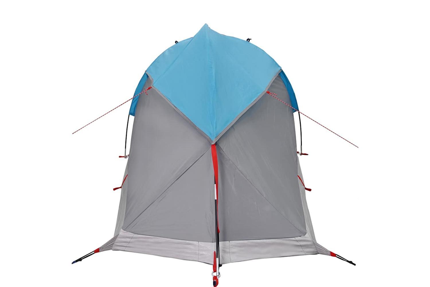 Vidaxl Camping Tent Dome 1-person Blue Waterproof-9