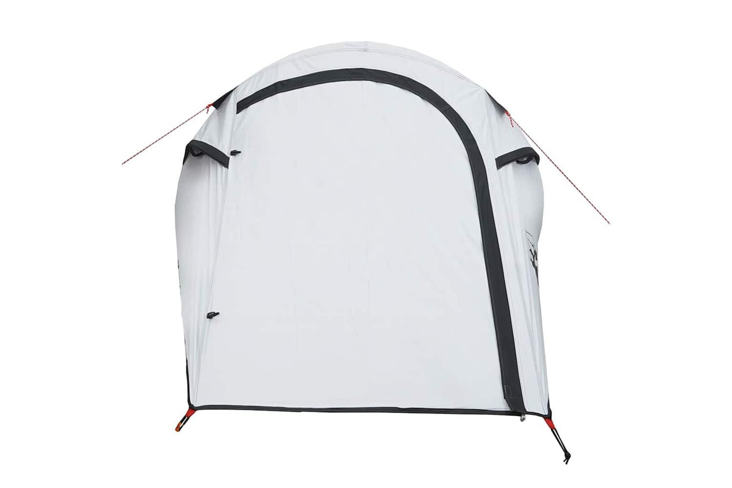 Vidaxl Camping Tent Tunnel 2-person White Blackout Fabric Waterproof-6