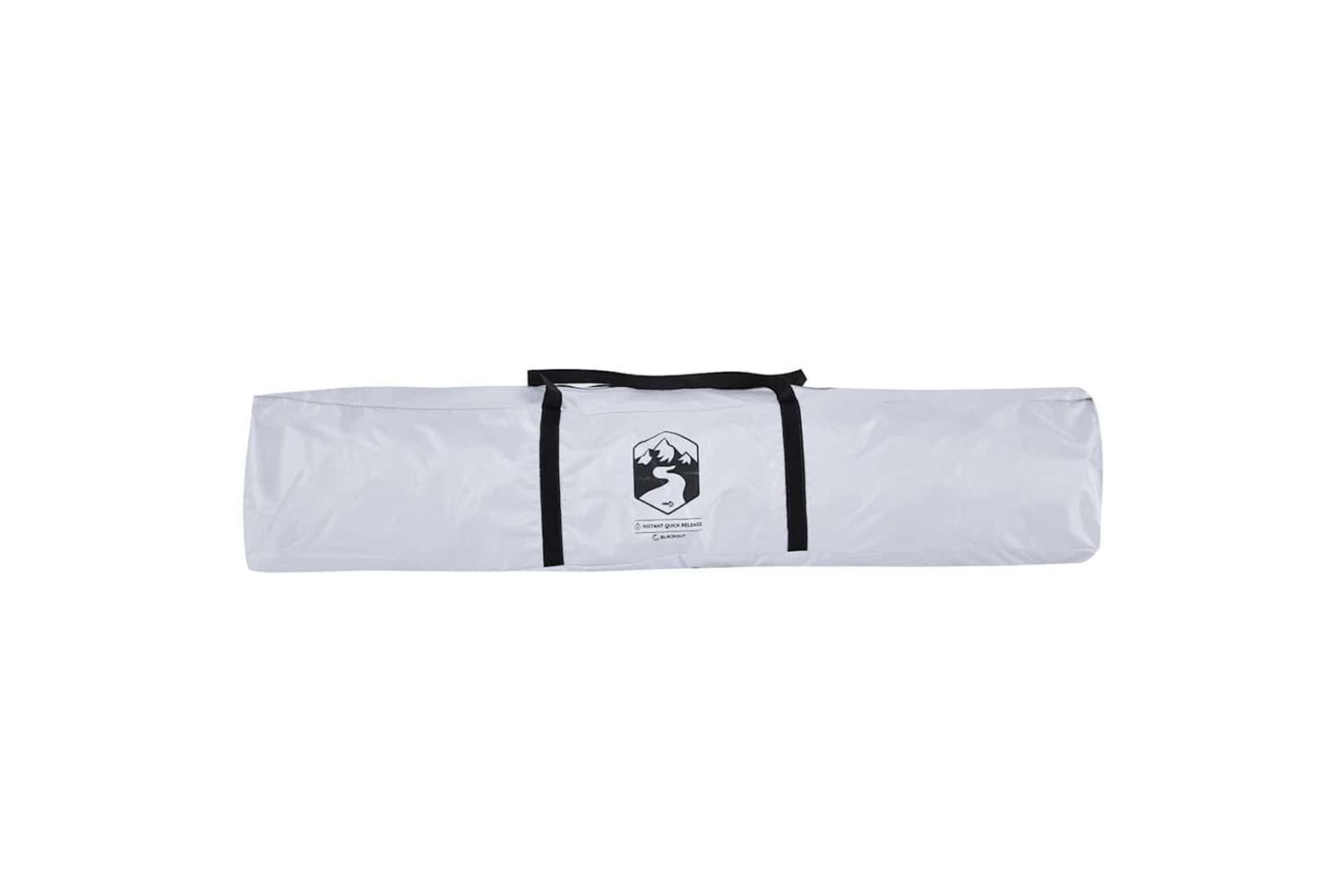 Vidaxl Camping Tent Tunnel 2-person White Blackout Fabric Waterproof-8