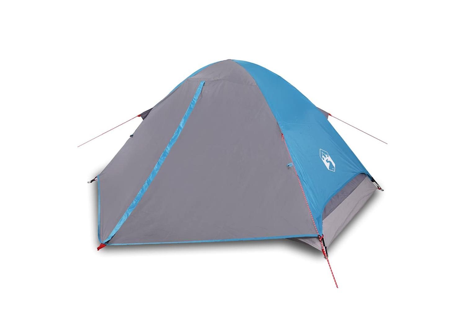 Vidaxl Camping Tent Dome 4-person Blue Waterproof-4