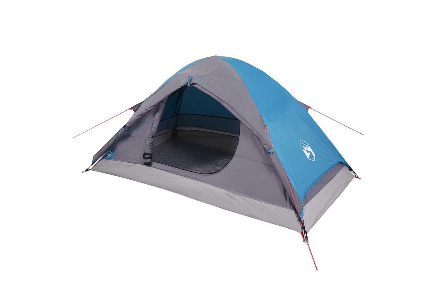 Vidaxl Camping Tent Dome 4-person Blue Waterproof-5