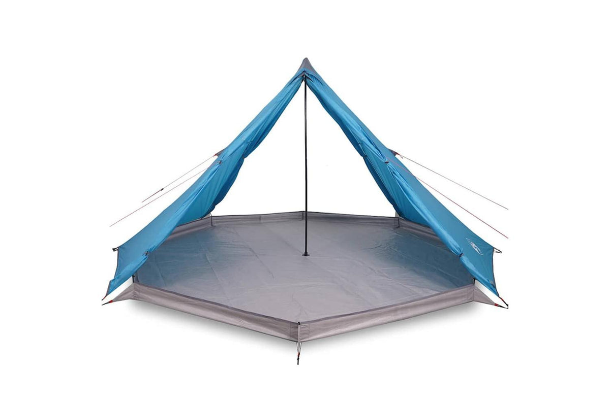 Vidaxl Family Tent Tipi 8-person Blue Waterproof-4