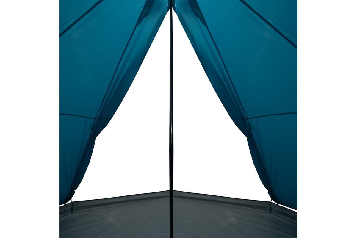 Vidaxl Family Tent Tipi 8-person Blue Waterproof-7