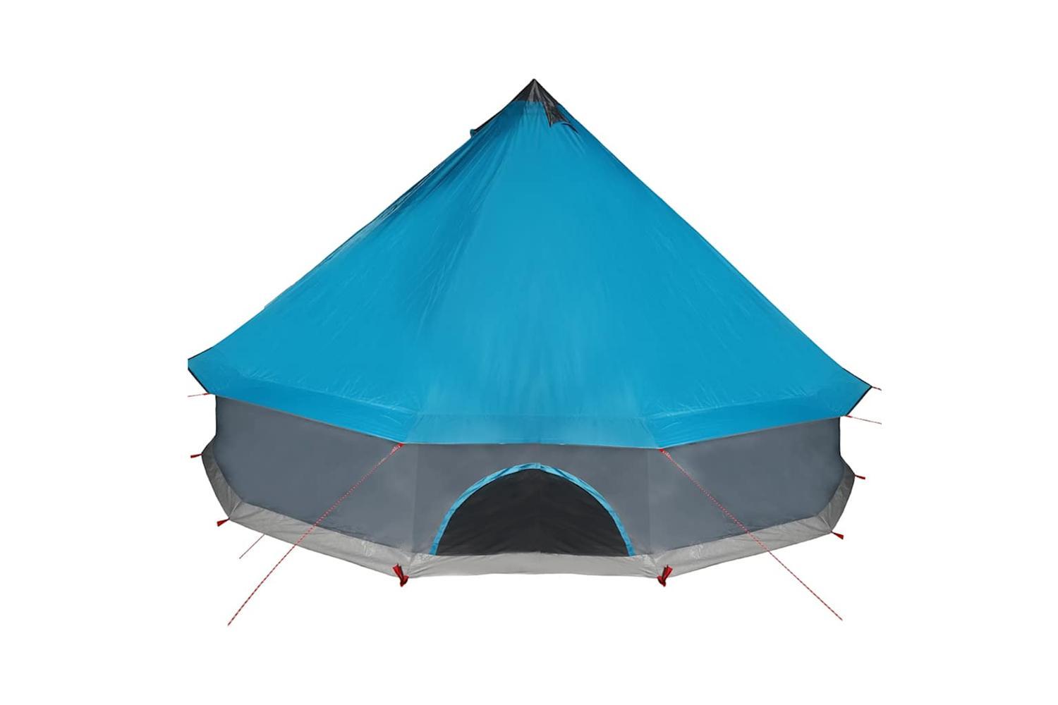 Vidaxl Family Tent Tipi 10-person Blue Waterproof-10