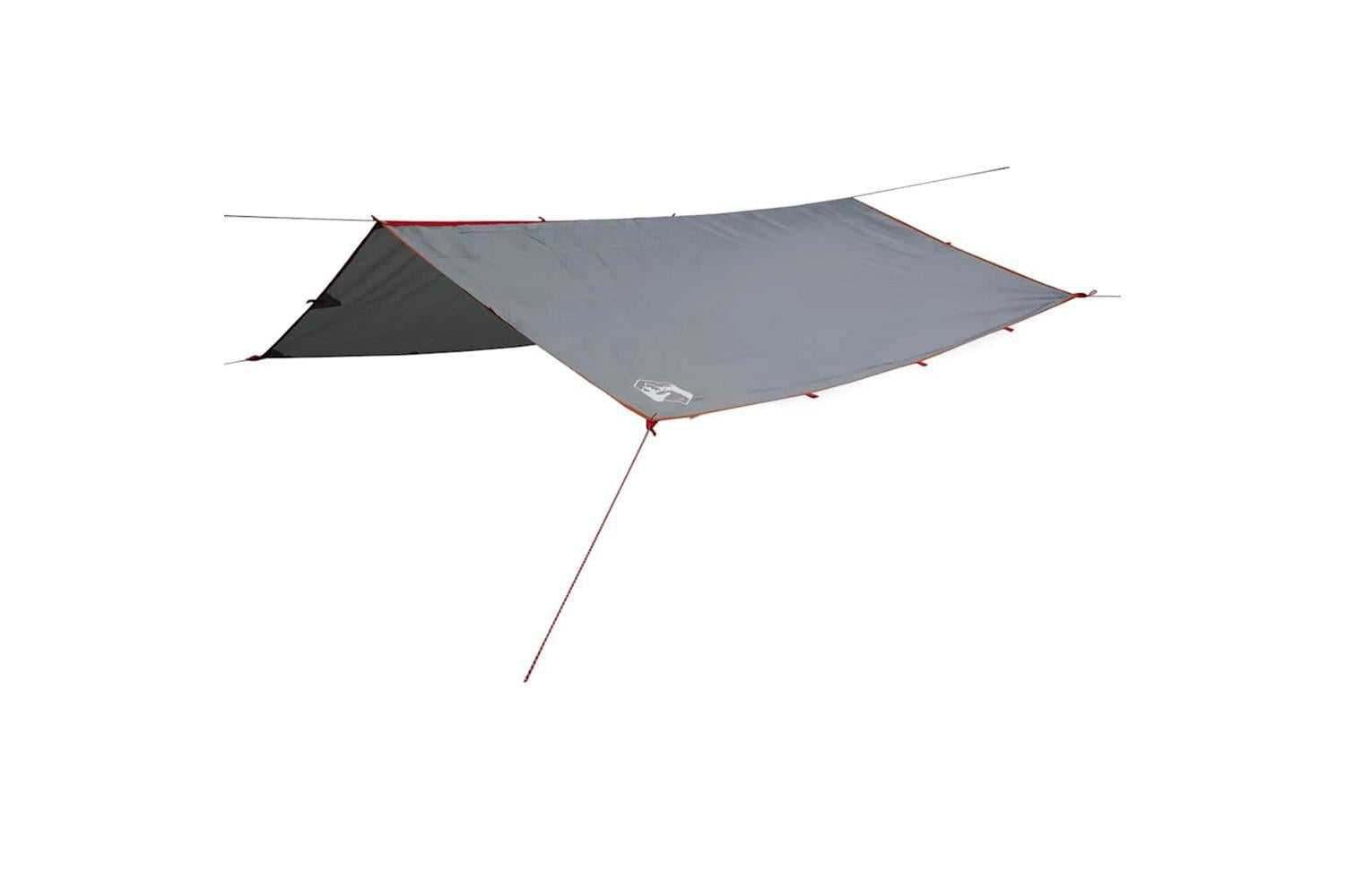Vidaxl Camping Tarp Grey And Orange 300x294 Cm Waterproof-2