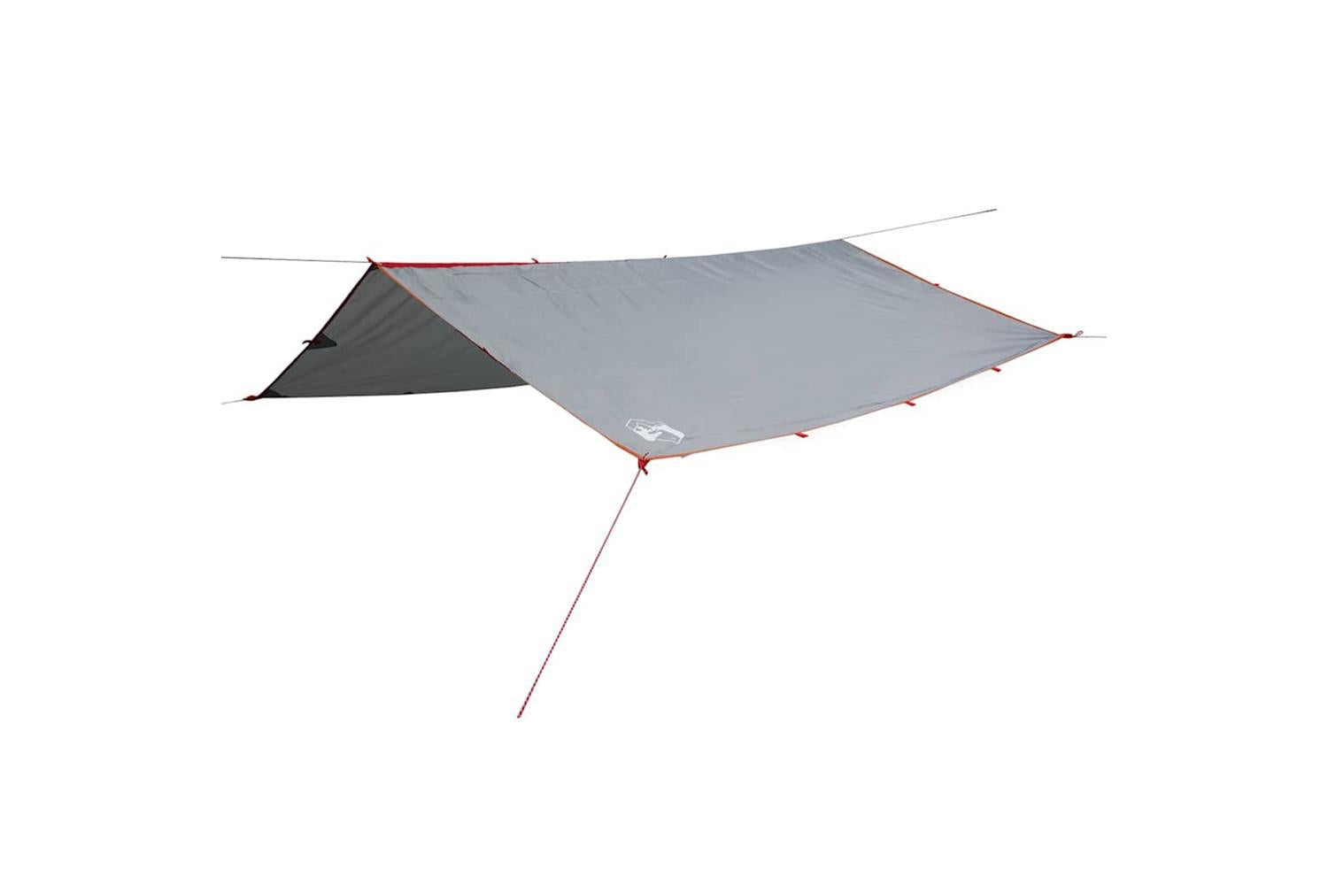 Vidaxl Camping Tarp Grey And Orange 500x294 Cm Waterproof-2