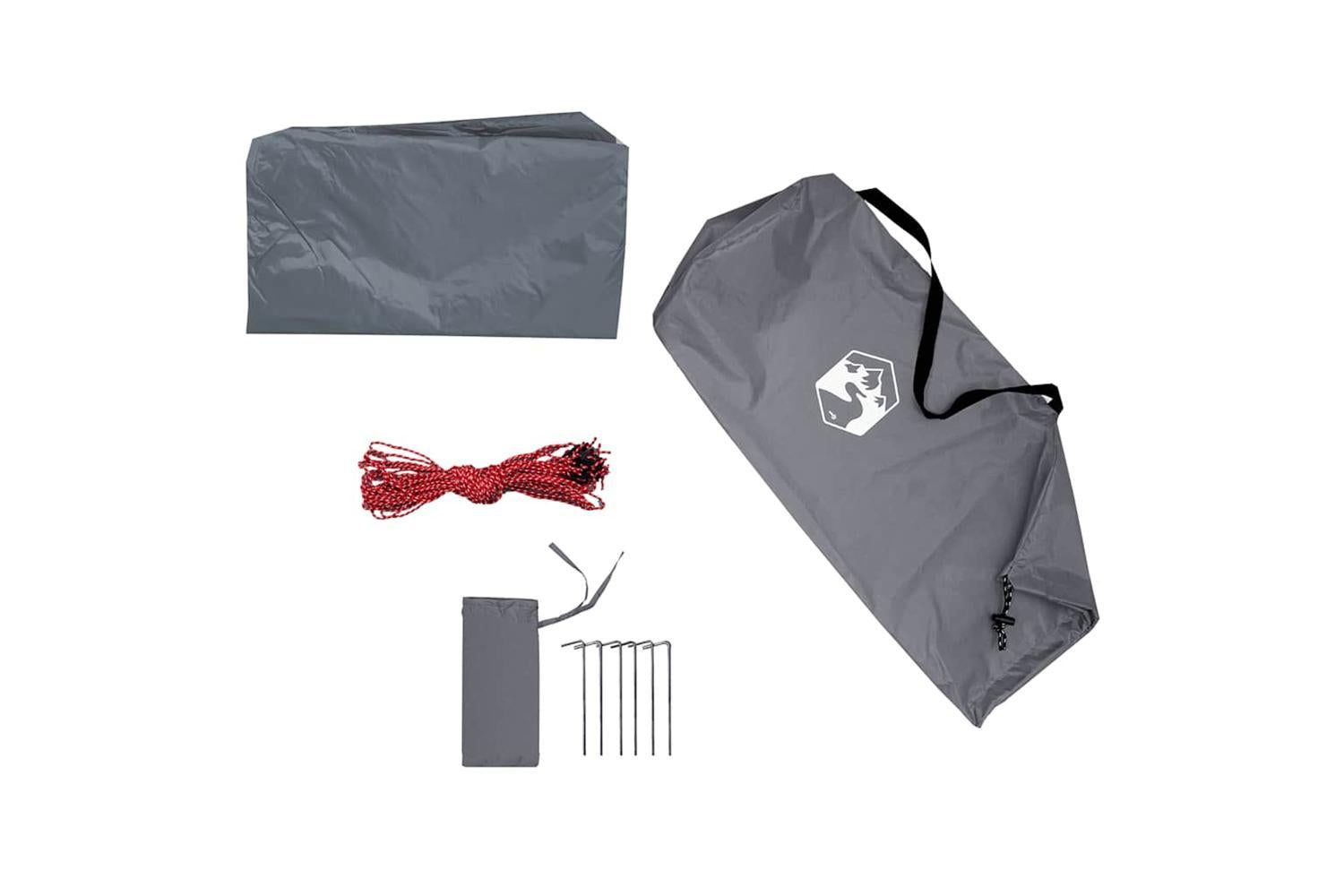 Vidaxl Camping Tarp Grey And Orange 500x294 Cm Waterproof-7