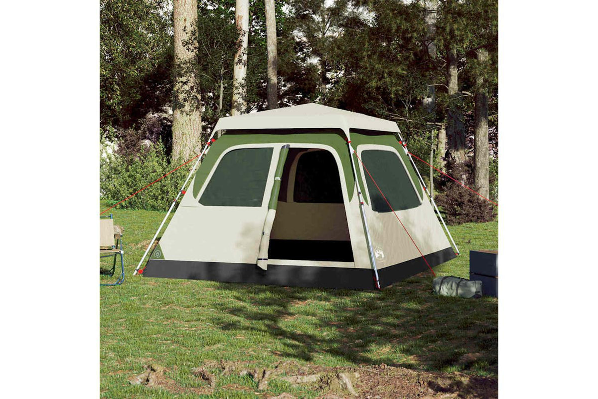 Vidaxl Family Tent Dome 6-person Green Quick Release-3