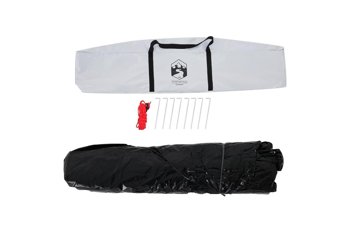 Vidaxl Camping Tent Dome 3-person White Blackout Fabric Quick Release-10