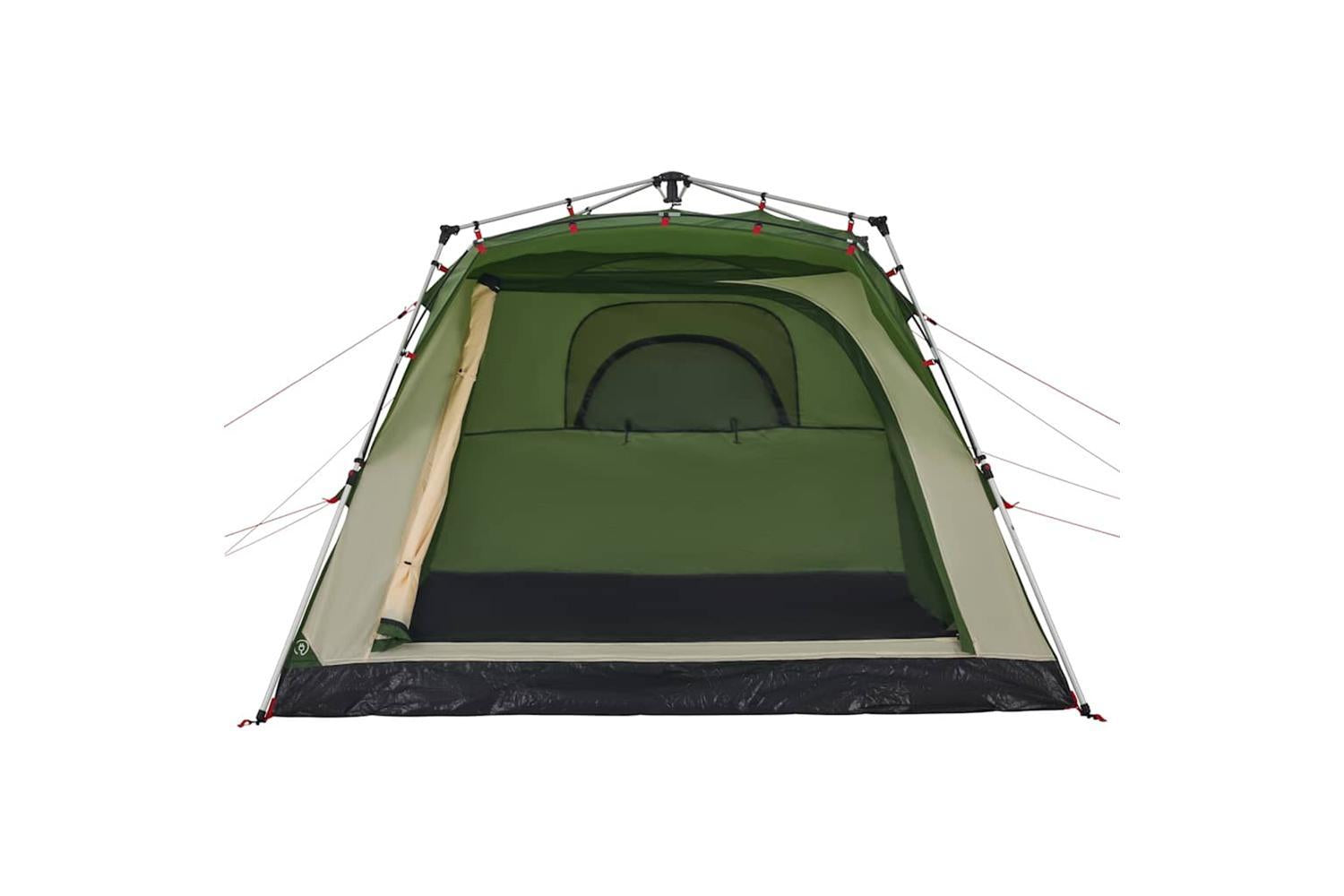 Vidaxl Camping Tent Cabin 4-person Green Quick Release-6