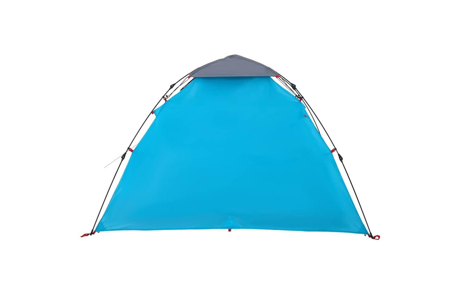 Vidaxl Camping Tent Dome 3-person Blue Quick Release-9