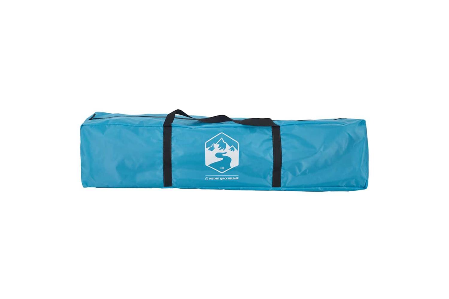 Vidaxl Camping Tent Dome 3-person Blue Quick Release-10