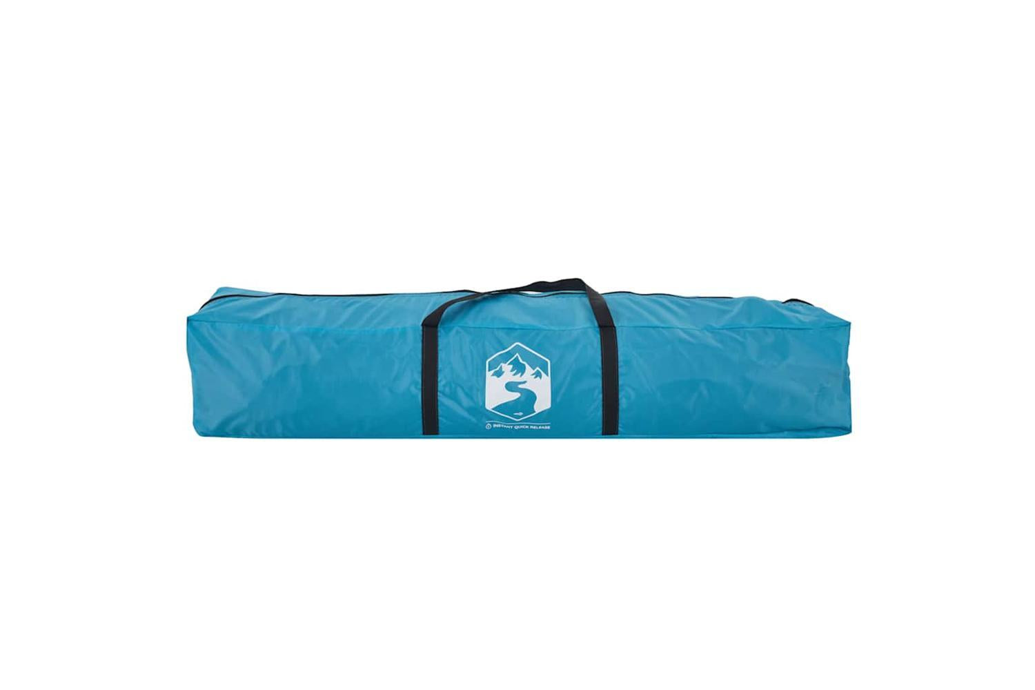 Vidaxl Camping Tent Dome 4-person Blue Quick Release-9
