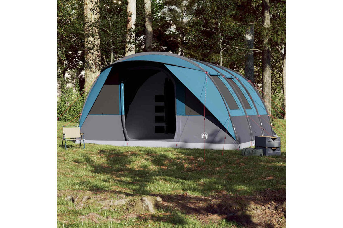 Vidaxl Family Tent Tunnel 7-person Blue Waterproof-3