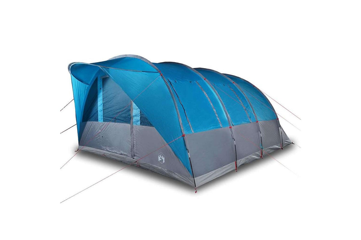 Vidaxl Family Tent Tunnel 7-person Blue Waterproof-4