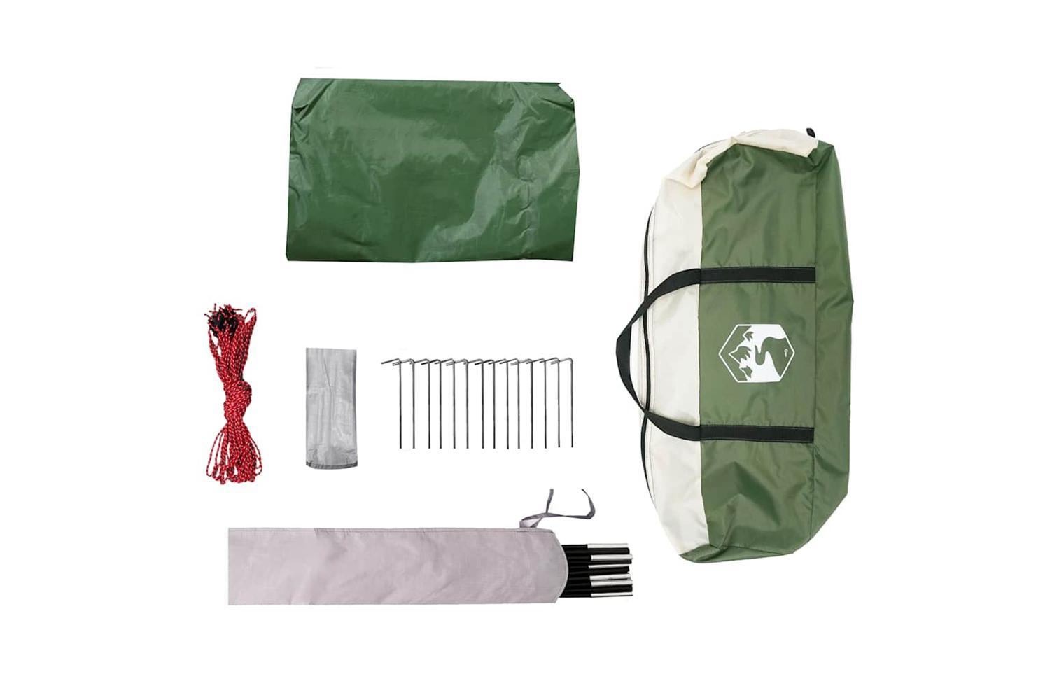 Vidaxl Camping Tarp Green 460x305x210 Cm Waterproof-7