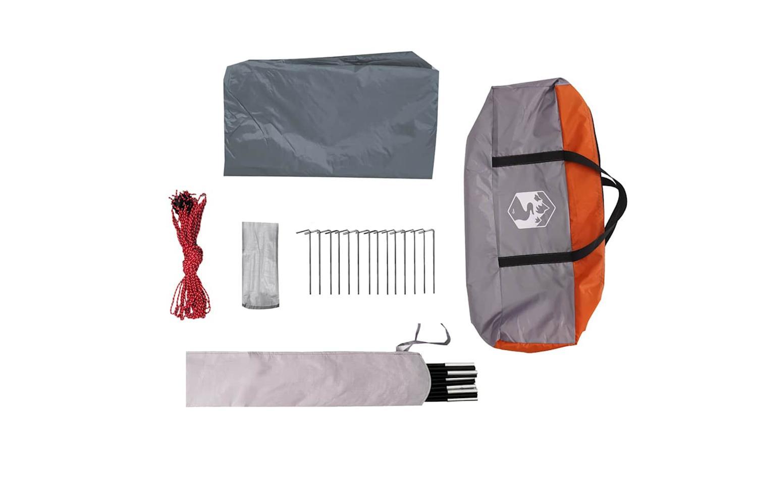 Vidaxl Camping Tarp Orange 460x305x210 Cm Waterproof-7
