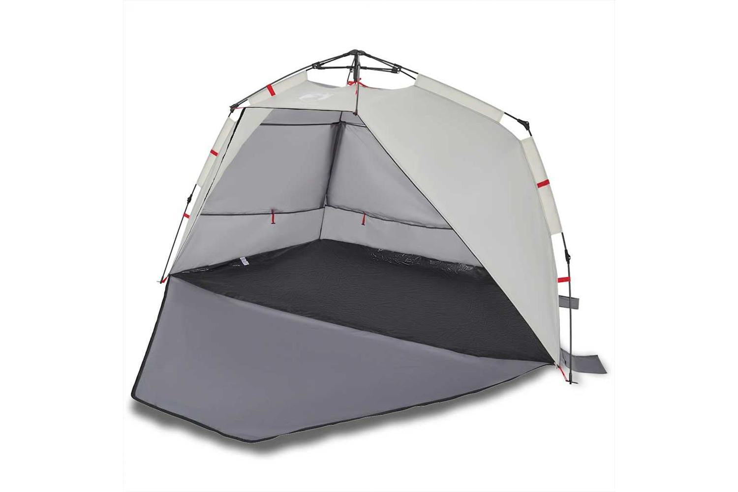 Vidaxl Beach Tent 3-person Grey Quick Release Waterproof-2